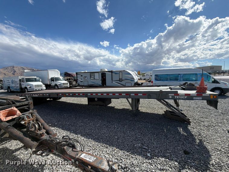 image for item YA5124 2020 Trail-eze TE12CF tilt deck equipment trailer