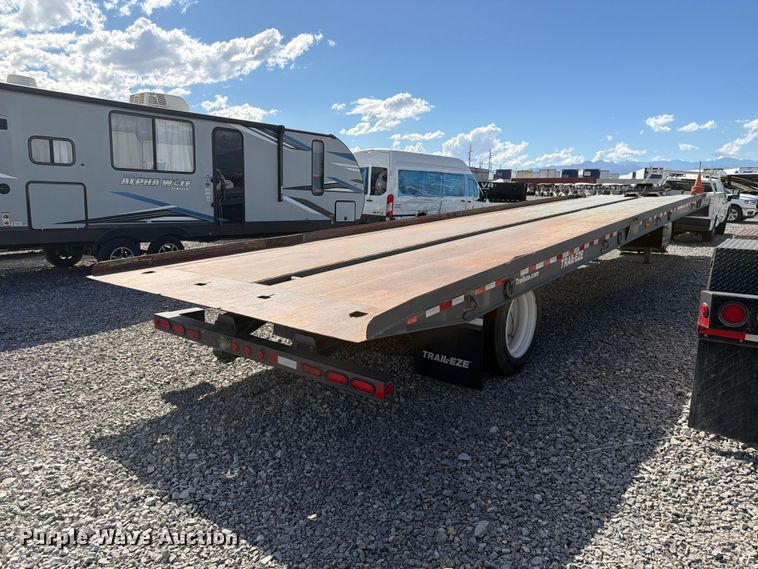 image for item YA5124 2020 Trail-eze TE12CF tilt deck equipment trailer