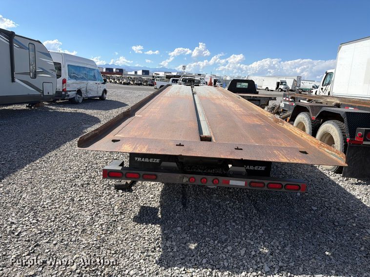 image for item YA5124 2020 Trail-eze TE12CF tilt deck equipment trailer