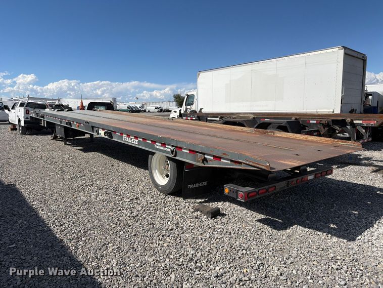 image for item YA5124 2020 Trail-eze TE12CF tilt deck equipment trailer