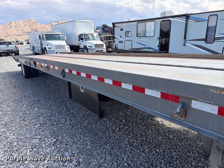 image for item YA5124 2020 Trail-eze TE12CF tilt deck equipment trailer