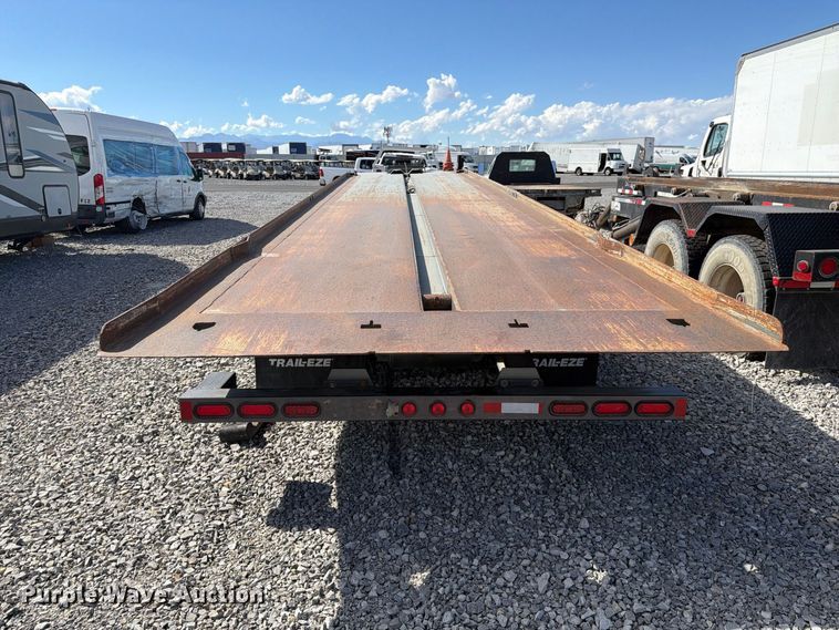 image for item YA5124 2020 Trail-eze TE12CF tilt deck equipment trailer