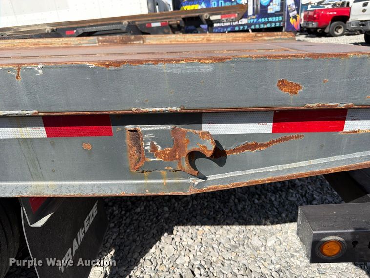 image for item YA5124 2020 Trail-eze TE12CF tilt deck equipment trailer