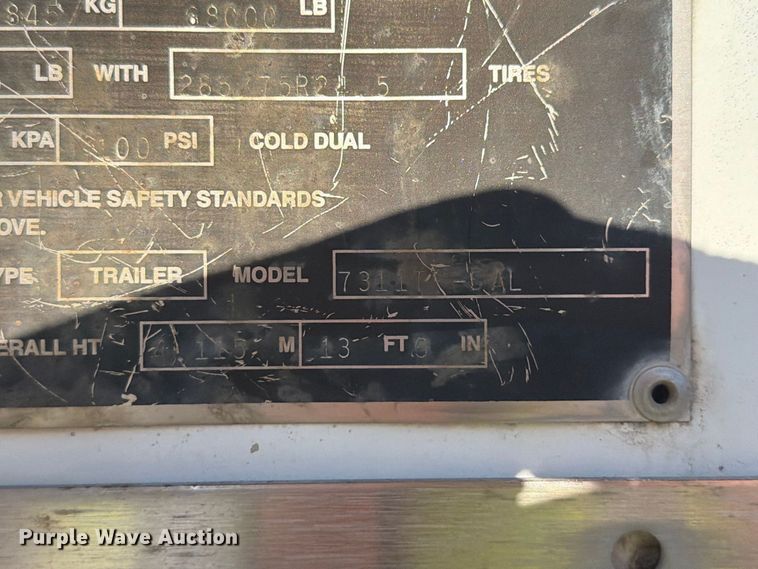 image for item YA5318 2006 Great Dane 7311T-SAL dry van trailer