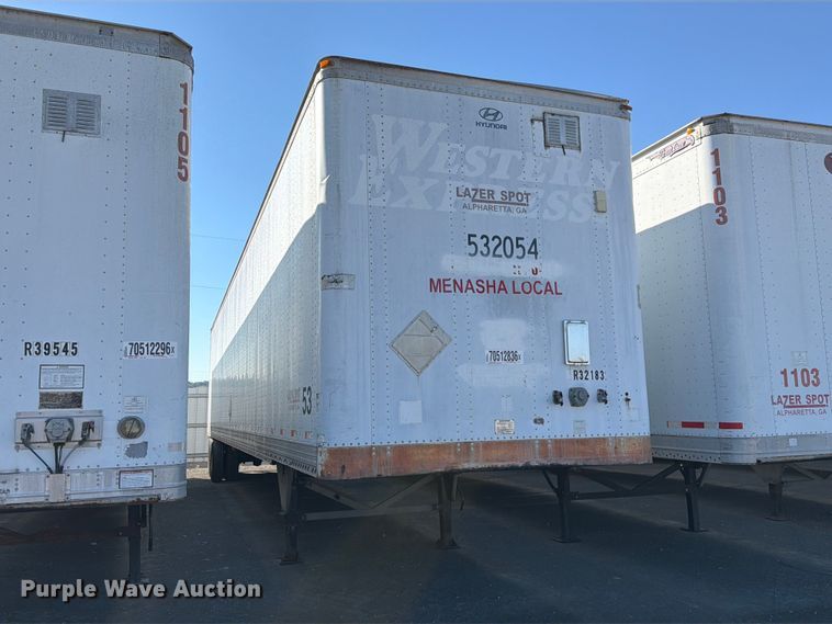 image for item YA5328 2004 Hyundai V12530152-AJS dry van trailer