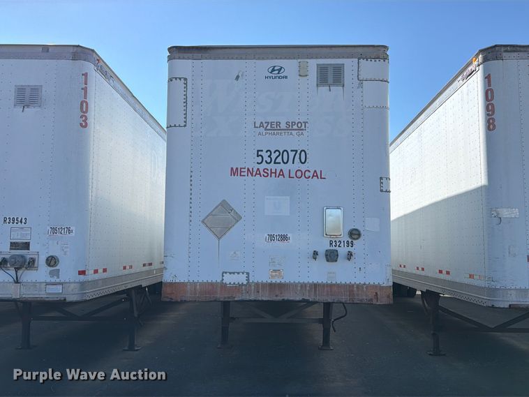 image for item YA5330 2004 Hyundai V12530152-AJS dry van trailer