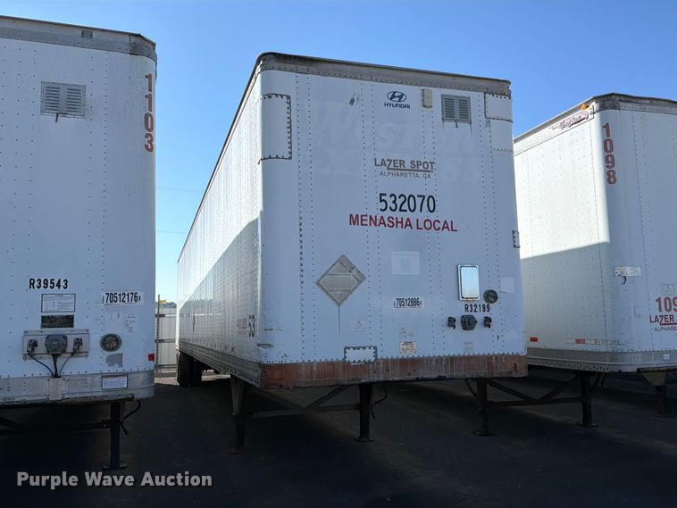 image for item YA5330 2004 Hyundai V12530152-AJS dry van trailer
