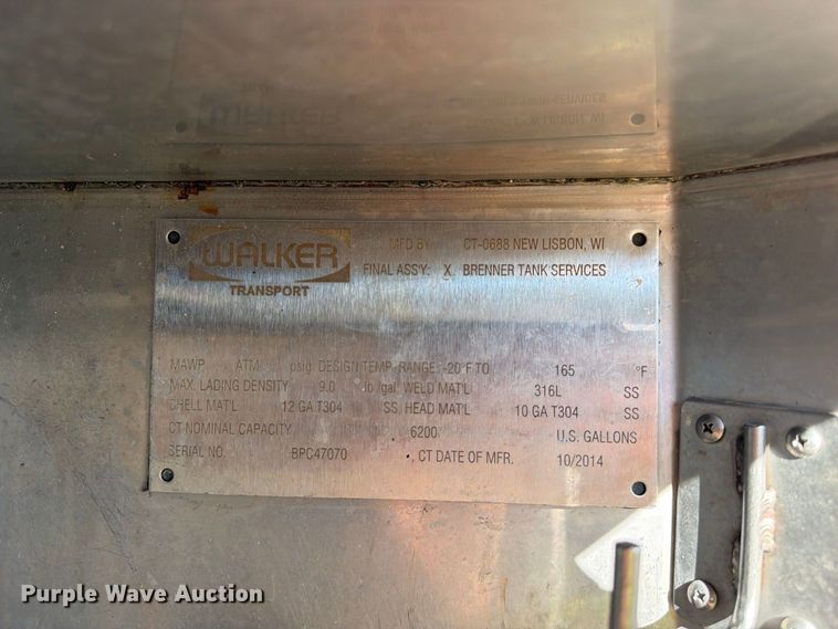 image for item YA5538 2023 Peterbilt 389 tank truck