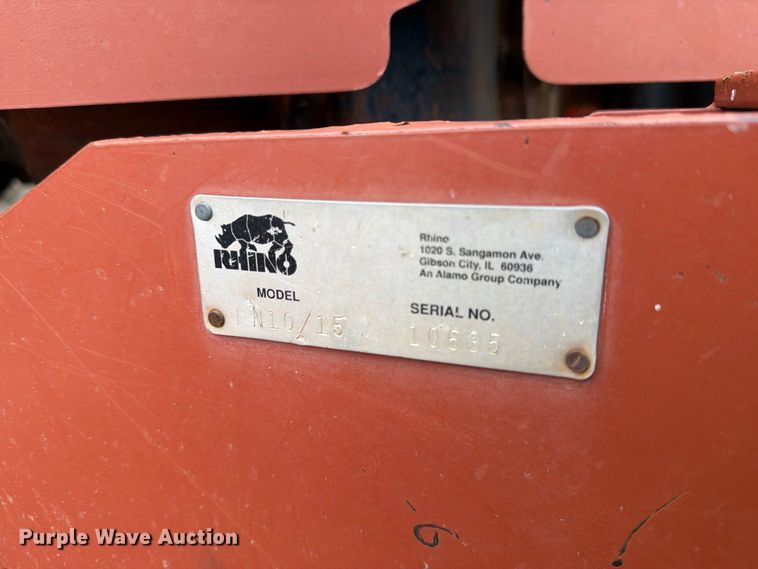image for item DV8693 Rhino FN15 batwing rotary mower