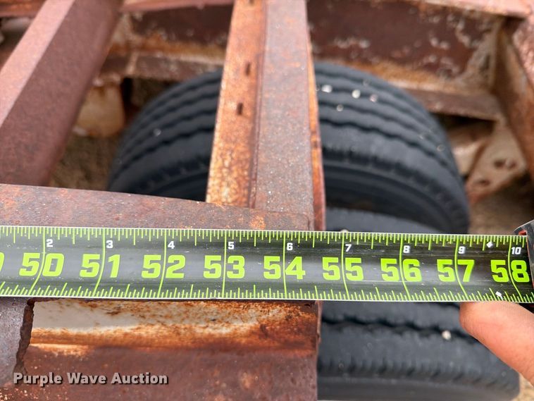 image for item DV8699 1984 Eager Beaver Trailers drop deck equipment trailer