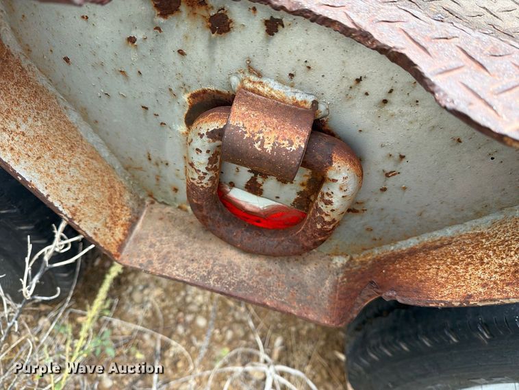 image for item DV8699 1984 Eager Beaver Trailers drop deck equipment trailer