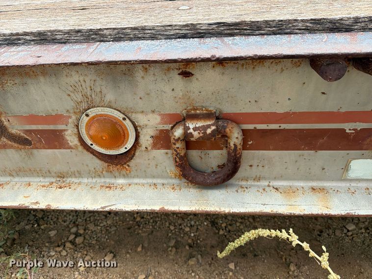 image for item DV8699 1984 Eager Beaver Trailers drop deck equipment trailer