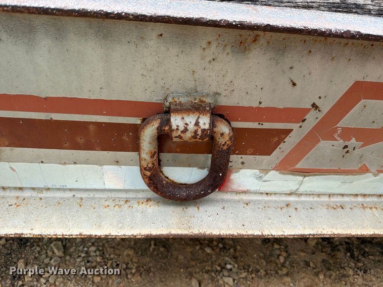 image for item DV8699 1984 Eager Beaver Trailers drop deck equipment trailer