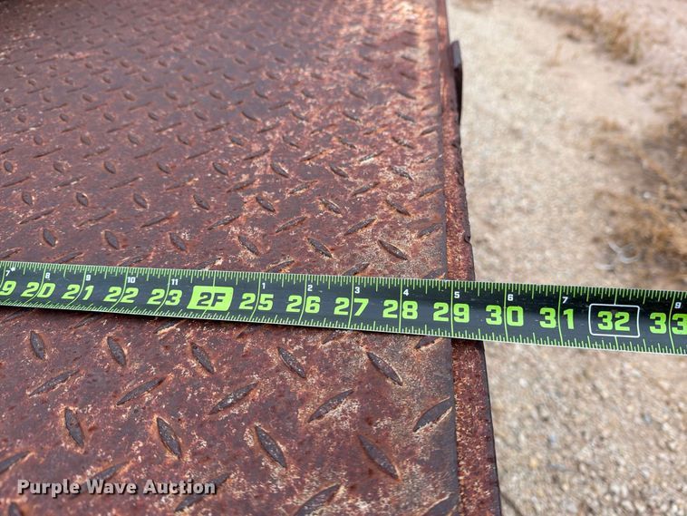 image for item DV8699 1984 Eager Beaver Trailers drop deck equipment trailer