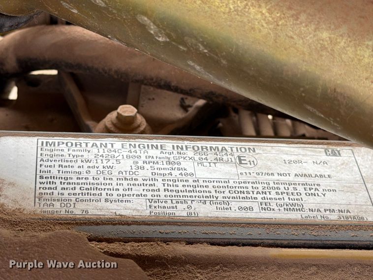 image for item DV8703 2006 Caterpillar XQ100 generator
