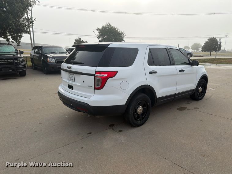 image for item DY3451 2015 Ford Explorer Police Interceptor SUV