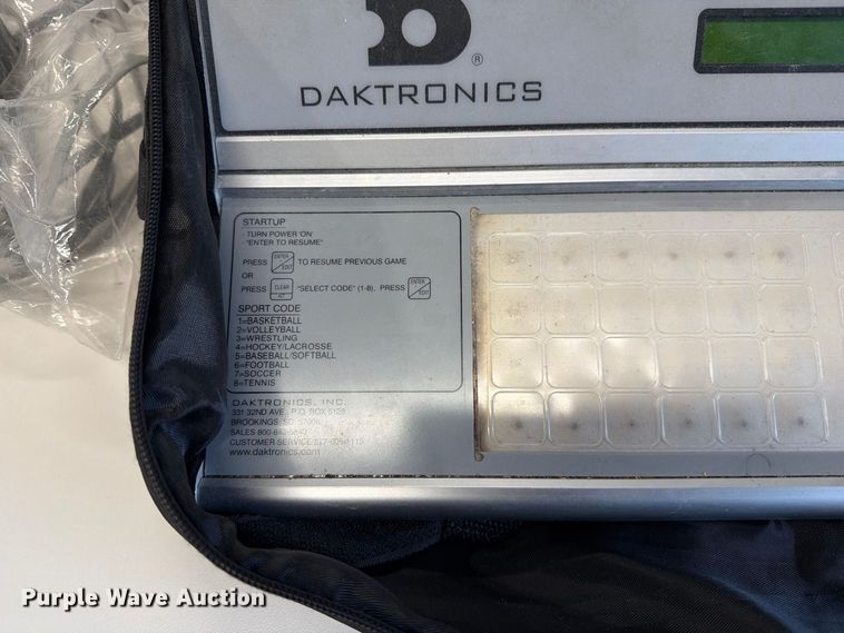image for item DZ4924 Daktronics all sport 3000 scoreboard control console