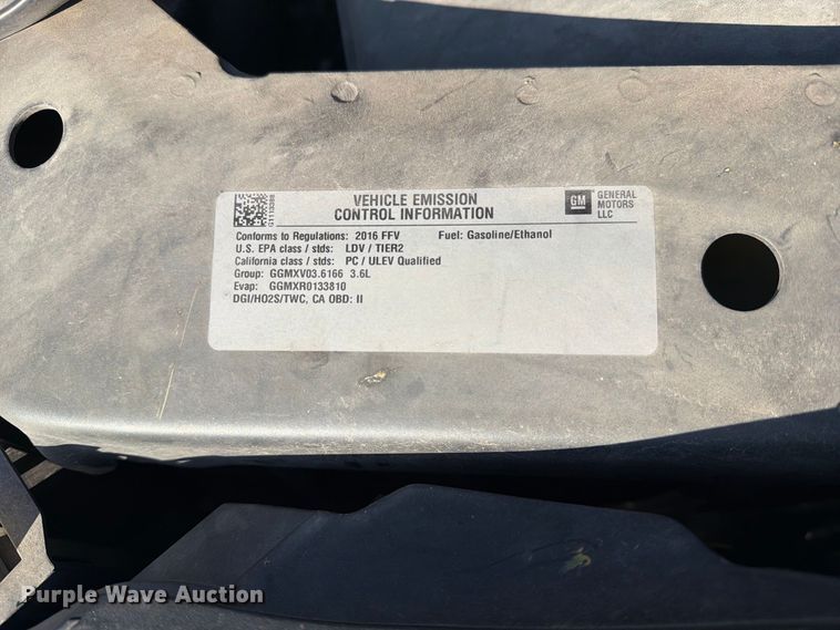 image for item DZ4933 2016 Chevrolet Impala Limited 