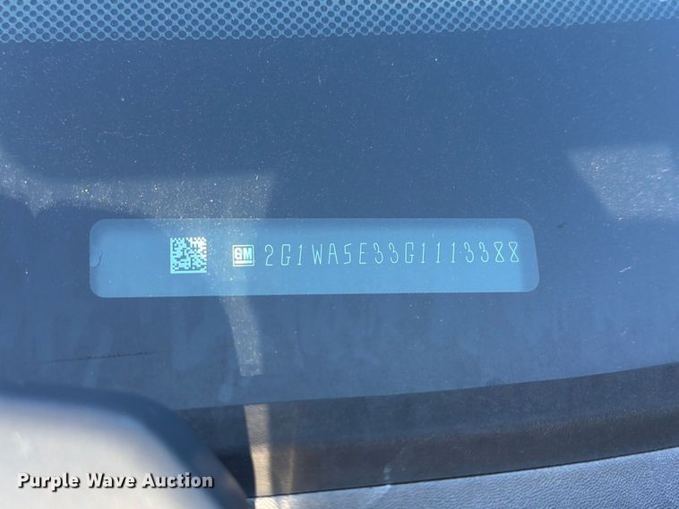 image for item DZ4933 2016 Chevrolet Impala Limited 