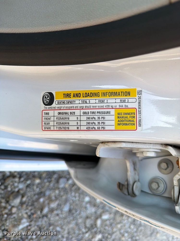 image for item DZ4934 2014 Chevrolet Impala Limited 