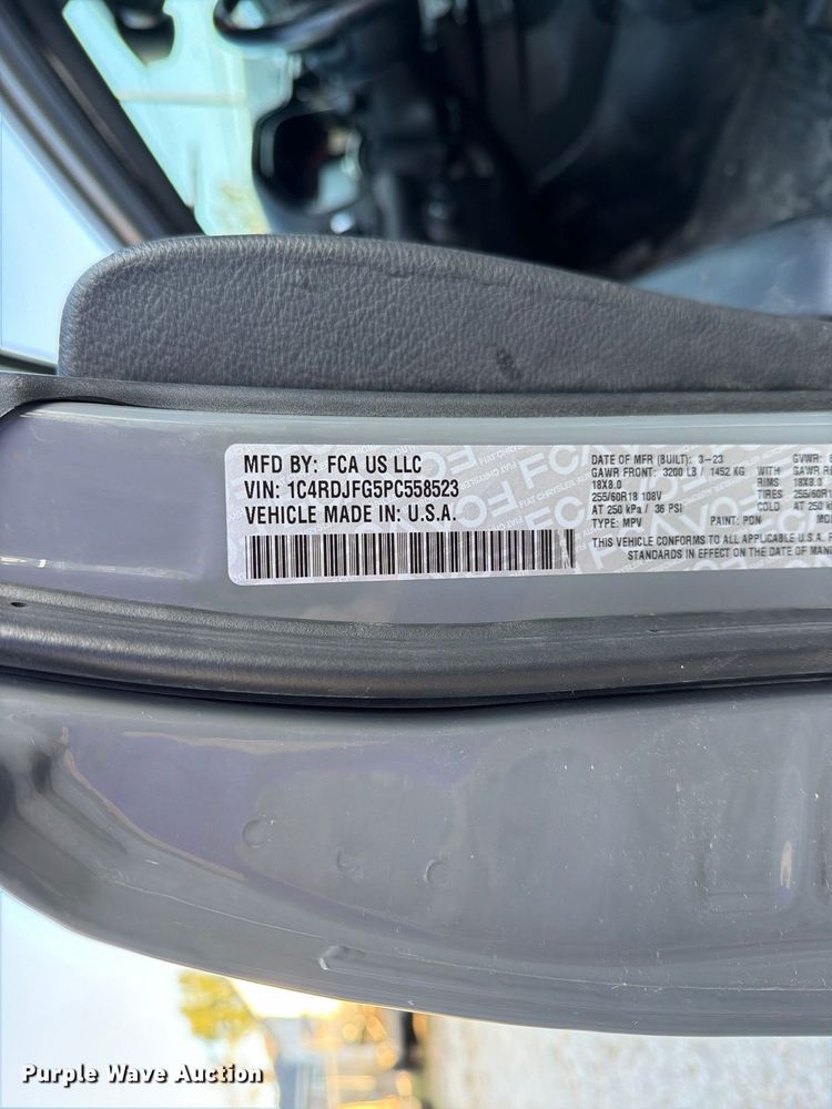 image for item DZ4940 2023 Dodge Durango SSV SUV