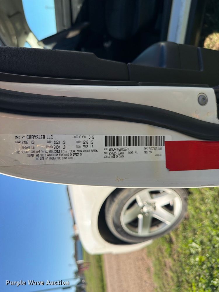 image for item EI7768 2008 Dodge Charger 