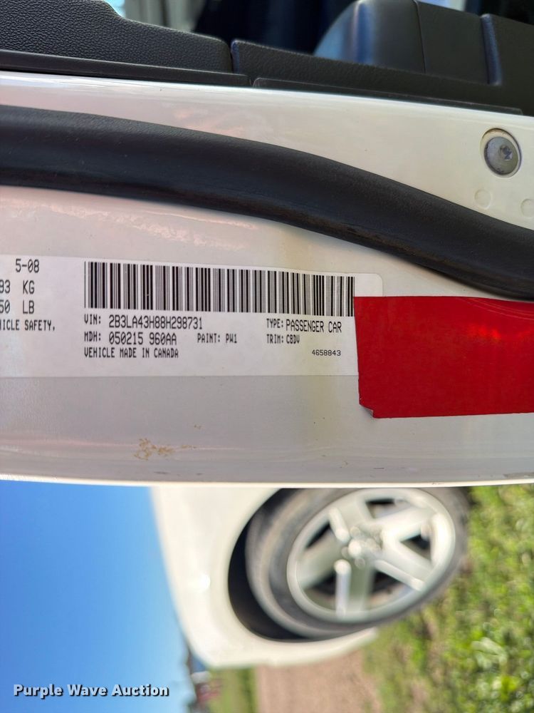 image for item EI7768 2008 Dodge Charger 