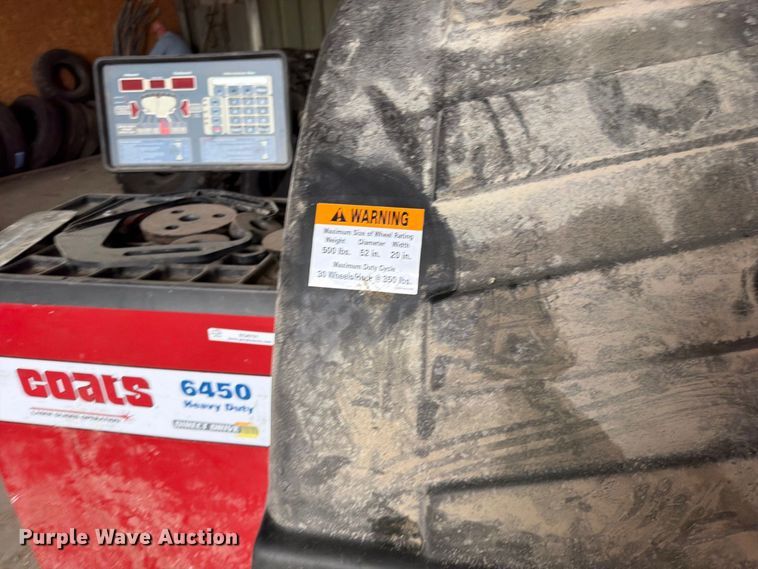 image for item EO8791 Coats 6450 Heavy Duty tire balancer