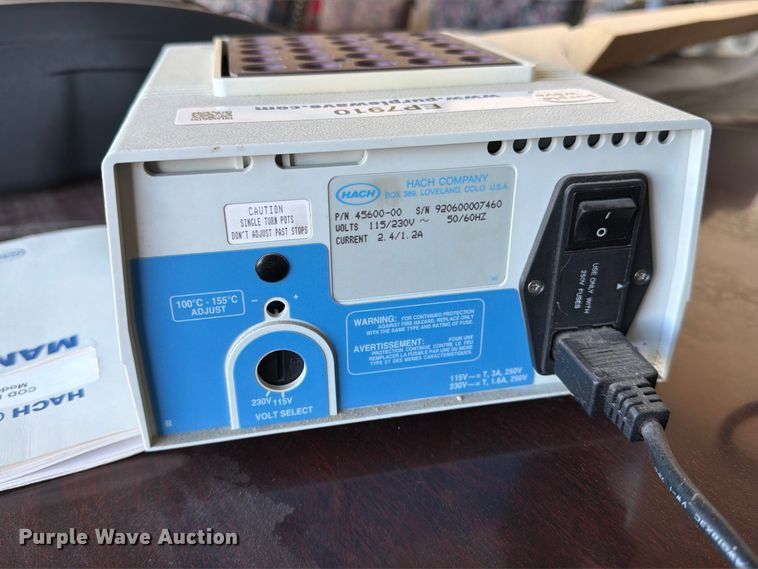 image for item EP7910 Hach (3) water/wastewater testing instruments