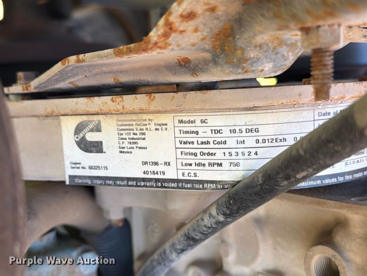 image for item EP7913 1995 Ford L8000 dump truck