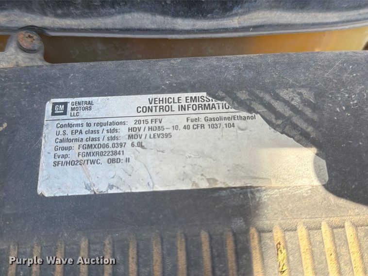 image for item EP7916 2015 Chevrolet Silverado 2500HD Ext. Cab pickup truck