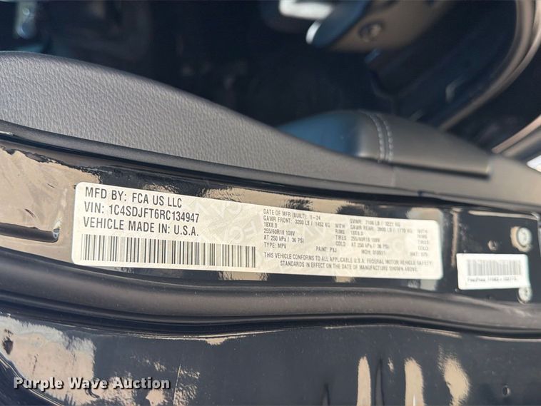 image for item EP7941 2024 Dodge Durango SSV SUV