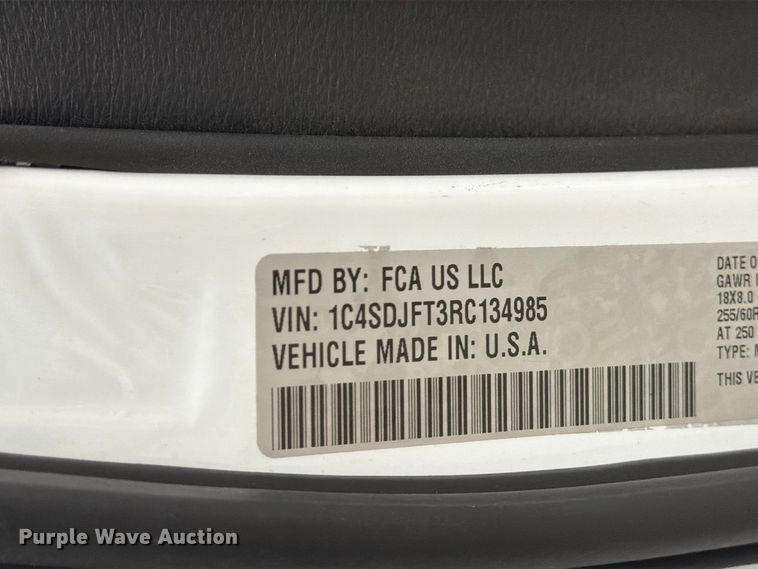 image for item EP7942 2024 Dodge Durango SSV SUV
