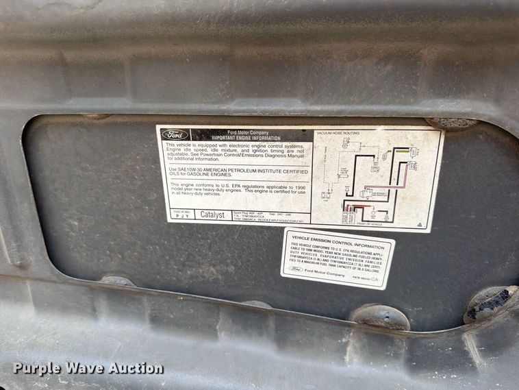 image for item ER3483 1996 Ford F250 XLT pickup truck
