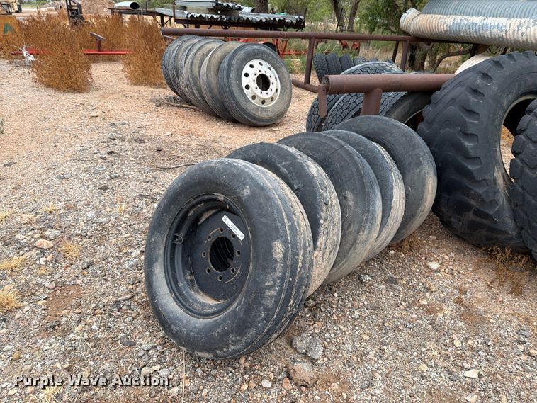(5) aircraft tires and wheels