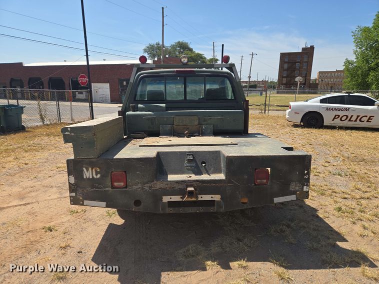 image for item EW8600 1997 Dodge Ram 2500 flatbed pickup truck