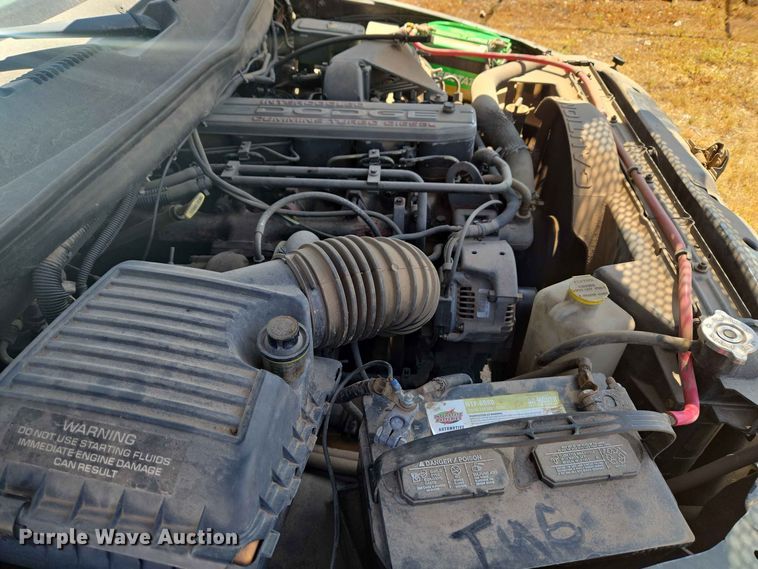 image for item EW8600 1997 Dodge Ram 2500 flatbed pickup truck