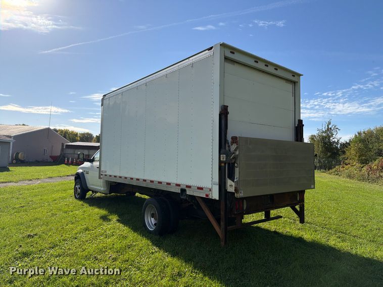 image for item EX1046 2016 RAM 4500 box truck