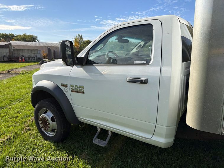 image for item EX1046 2016 RAM 4500 box truck