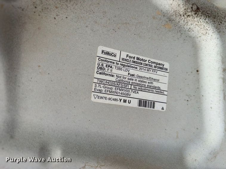 image for item EX1048 2014 Ford Taurus Police Interceptor 