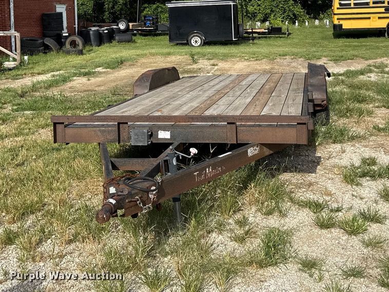 image for item EX2178 2004 Trail Master flatbed trailer