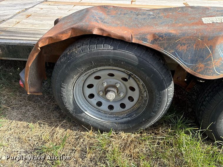 image for item EX2178 2004 Trail Master flatbed trailer