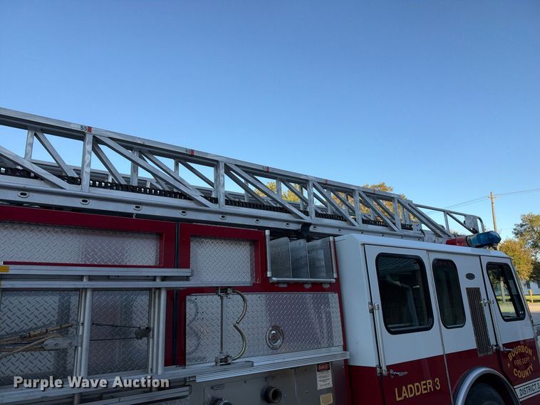 image for item EX2362 1993 E-One ladder fire truck