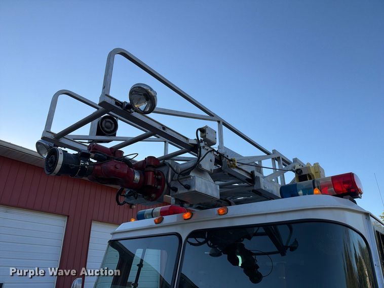 image for item EX2362 1993 E-One ladder fire truck