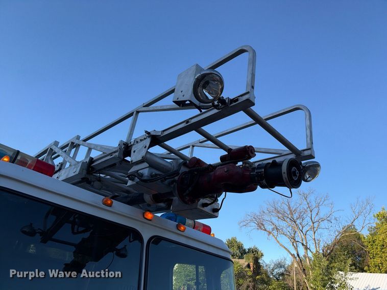 image for item EX2362 1993 E-One ladder fire truck