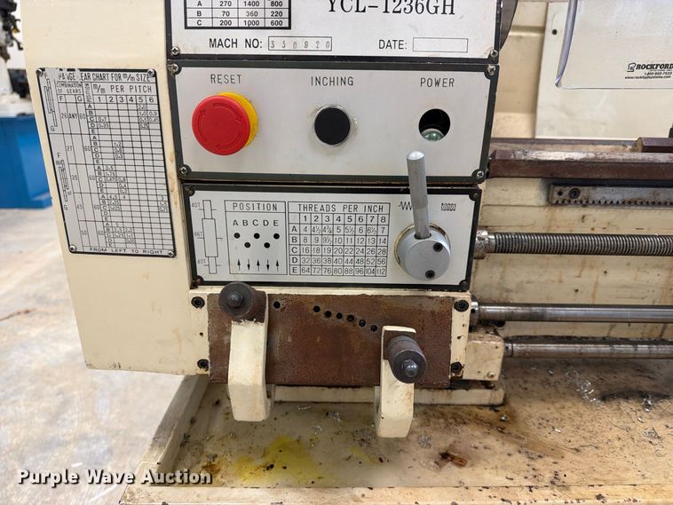 image for item EX4301 2003 C.P. TOOLS INC. YCL-1236GH lathe