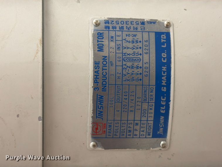 image for item EX4307 CP TOOLS INC AC-3KV milling machine