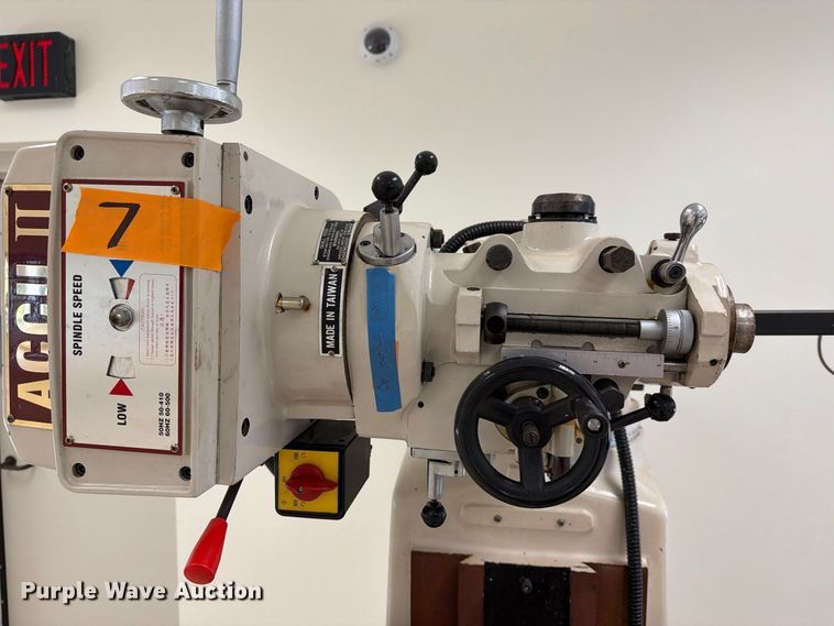 image for item EX4307 CP TOOLS INC AC-3KV milling machine
