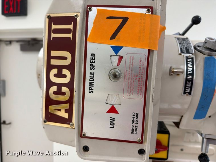 image for item EX4307 CP TOOLS INC AC-3KV milling machine