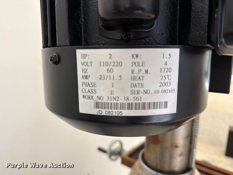 image for item EX4309 Rong Fu 33N2F drill press